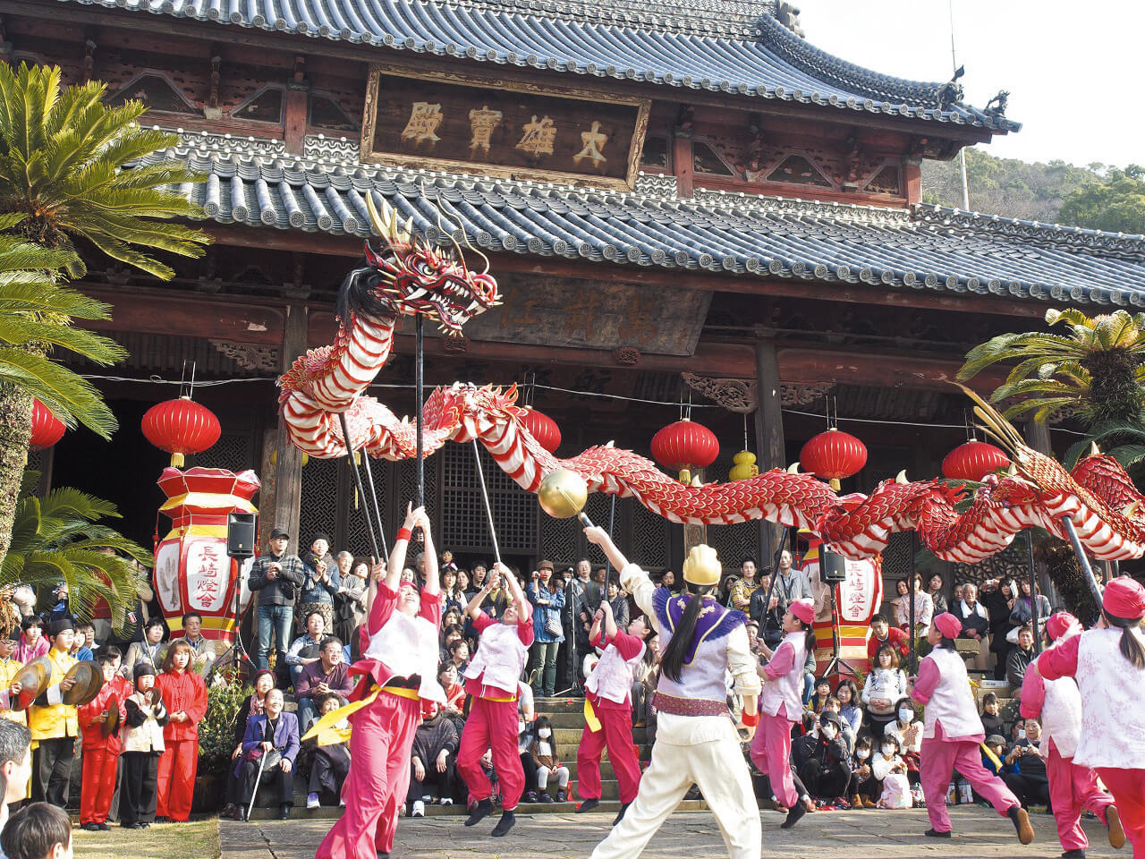 長崎龍踊り（長崎女子高等学校 龍踊部）