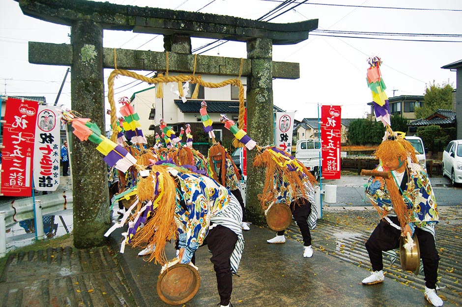 高木八幡ねじり浮立